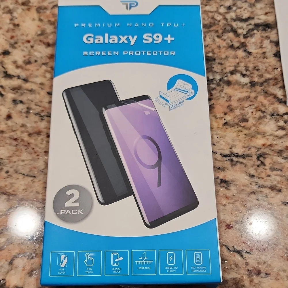 Black Screen Protector for Galaxy S9+ Curved Display